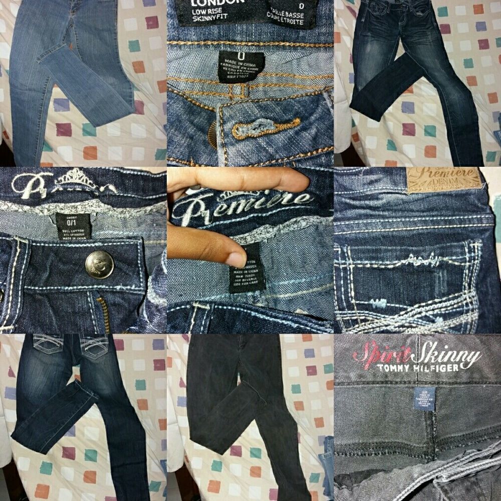 One pair of Jeans Sizes xsmall-plus size
